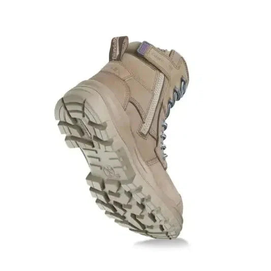 Blundstone RotoFlex Stone Water-Resistant Nubuck Zip Side Women's Safety Boot - 8863 | Womens Workwear