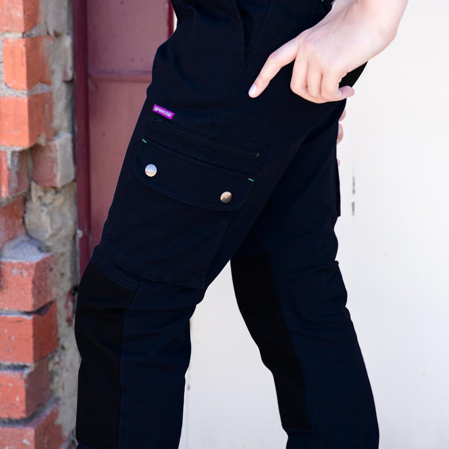 Green Hip Womens SKNY Flex Every Woman Utility Pants - P-SKNY | Womens Workwear
