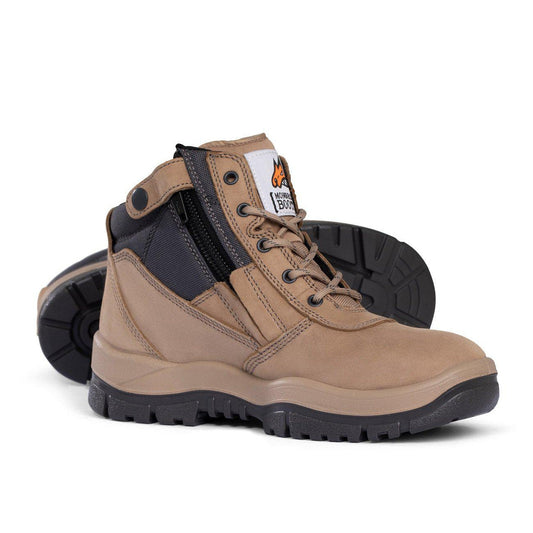 Mongrel Stone Non-Safety ZipSider Boot - 961060 | Womens Workwear