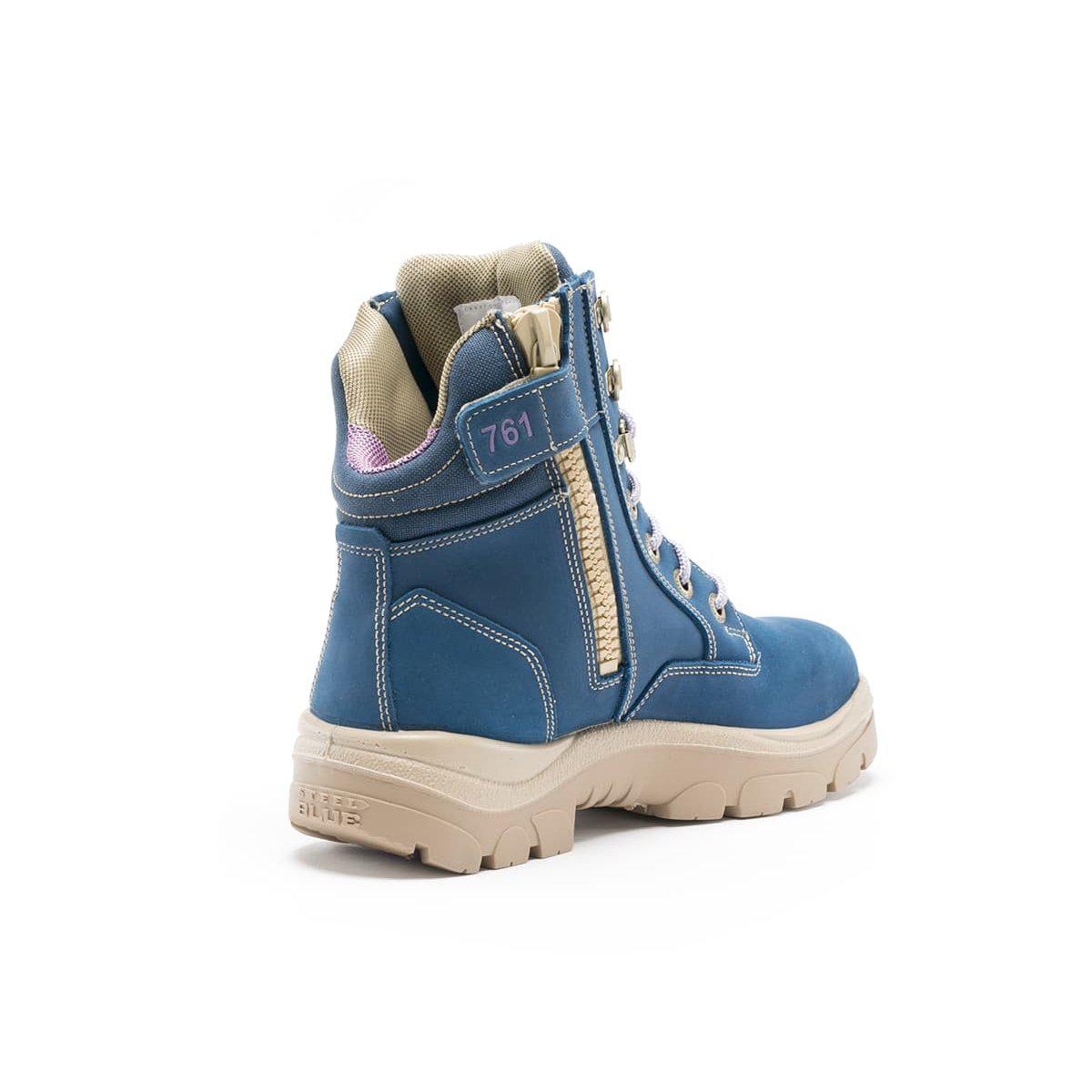 Steel Blue Womens Southern Cross Zip Sided TPU Charity Boot - 512761 | Womens Workwear
